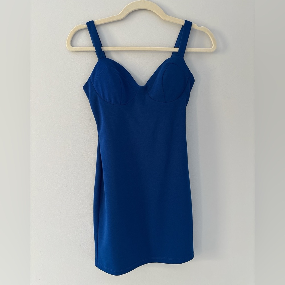 B Darlin Blue Mini Dress